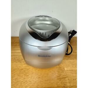 Brookstone Ultrasonic Cleaner Jewelry DVD Eyeglass Watches & More CD-7830A WORKS